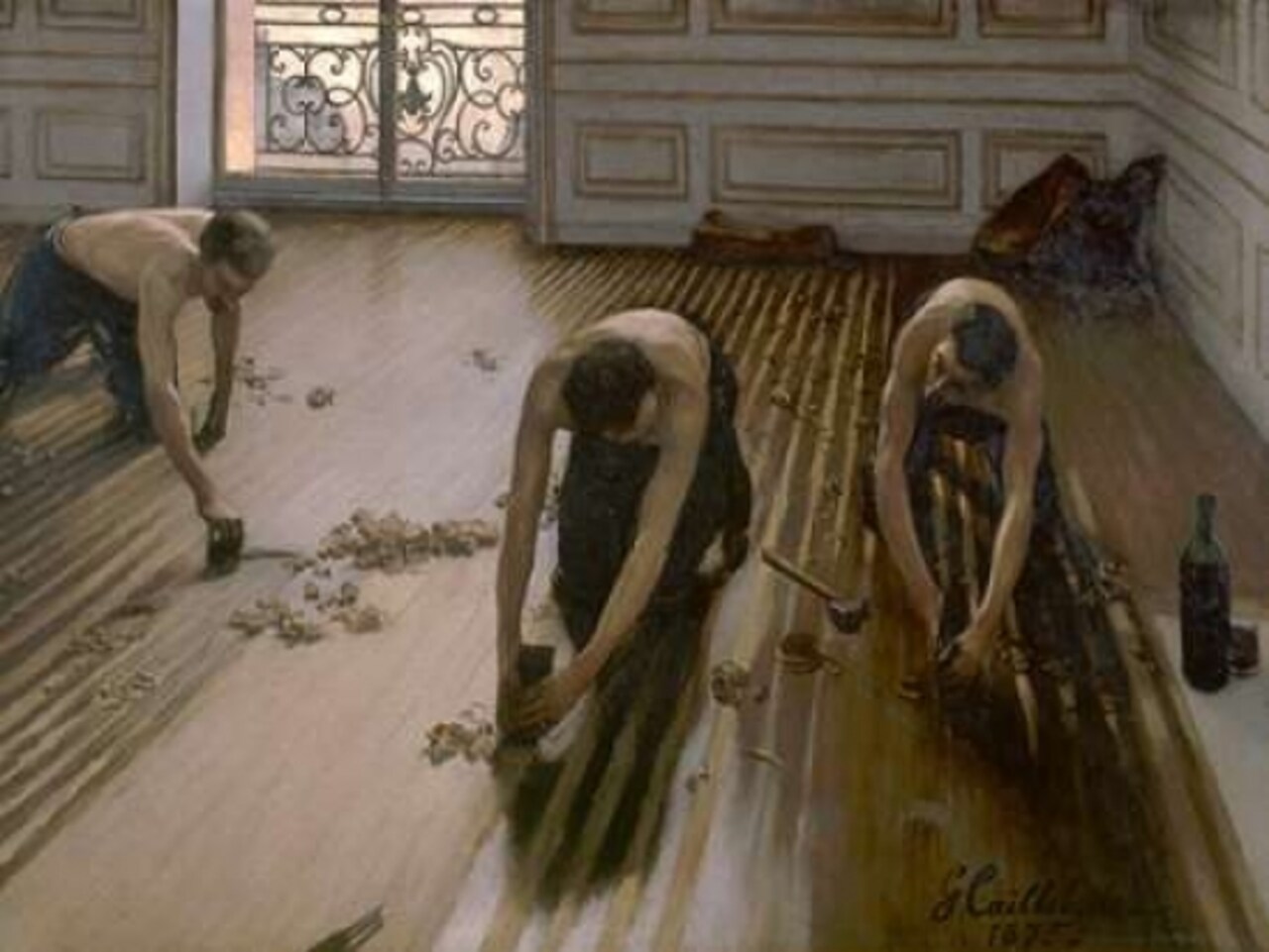 The Floor Planers Poster Print by Gustave Caillebotte - Item # VARPDX3AA2195
